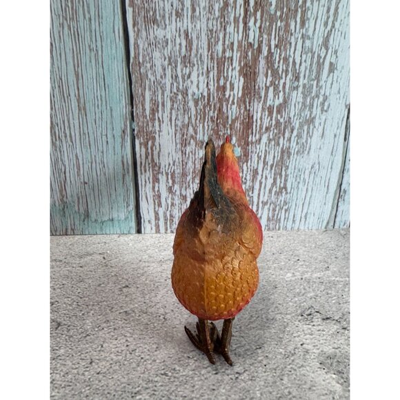1930's Celluloid Chicken Figurine 3.5" Collectible Decor - Picture 8 of 10